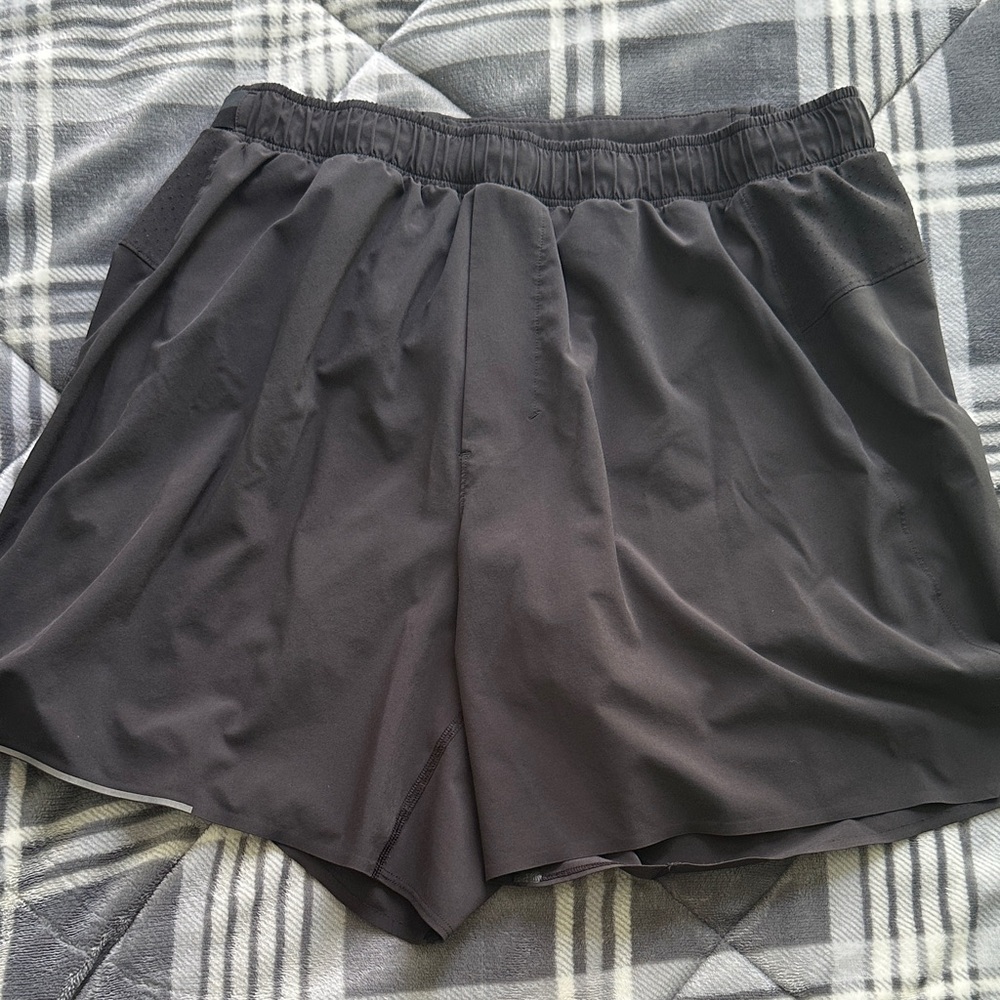 Lululemon black running shorts